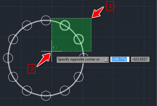 روشهای انتخاب اشیا در اتوکد